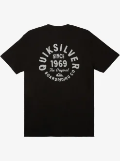 Quiksilver Circled Script T-Shirt Black Online