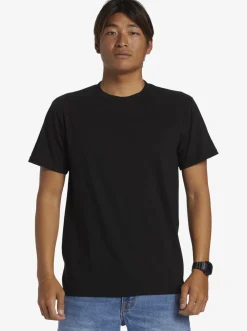 Quiksilver Circled Script T-Shirt Black Online