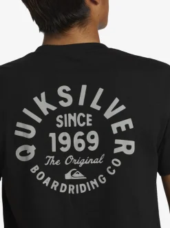 Quiksilver Circled Script T-Shirt Black Online
