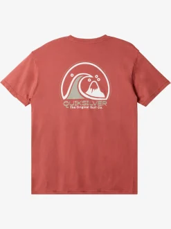 Quiksilver Clean Circle T-Shirt Mineral Red Fashion