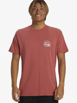 Quiksilver Clean Circle T-Shirt Mineral Red Fashion