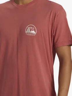 Quiksilver Clean Circle T-Shirt Mineral Red Fashion