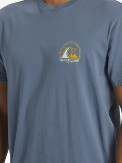 Quiksilver Clean Circle T-Shirt Bering Sea Clearance