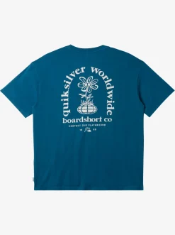 Quiksilver Clear Mind T-Shirt Moroccan Blue Hot
