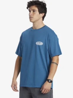 Quiksilver Clear Mind T-Shirt Moroccan Blue Hot