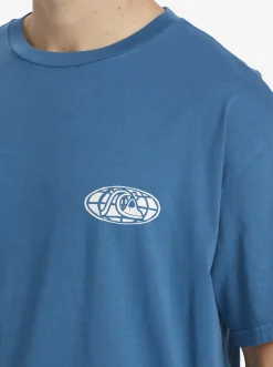 Quiksilver Clear Mind T-Shirt Moroccan Blue Hot