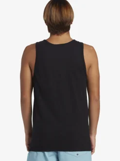 Quiksilver Comp Logo Tank Top Black Outlet
