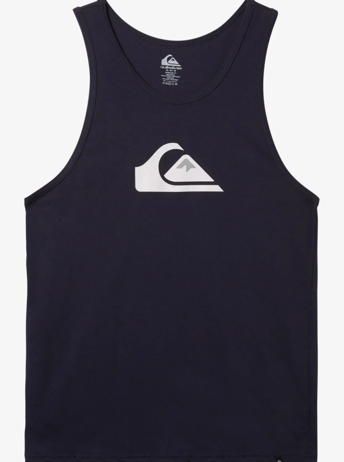 Quiksilver Comp Logo Tank Top Navy Blazer Shop