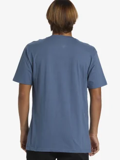 Quiksilver Comp Logo T-Shirt Bering Sea Best Sale
