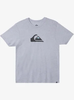 Quiksilver Comp Logo T-Shirt Athletic Heather Shop