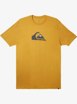 Quiksilver Comp Logo T-Shirt Mustard Best Sale