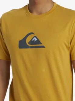 Quiksilver Comp Logo T-Shirt Mustard Best Sale