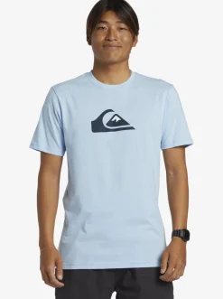 Quiksilver Comp Logo T-Shirt Clear Sky Cheap