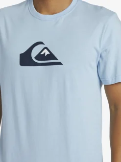Quiksilver Comp Logo T-Shirt Clear Sky Cheap