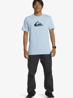 Quiksilver Comp Logo T-Shirt Clear Sky Cheap