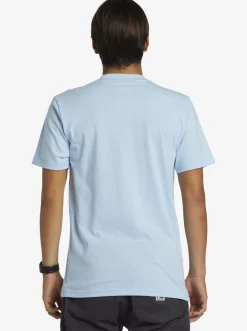 Quiksilver Comp Logo T-Shirt Clear Sky Cheap