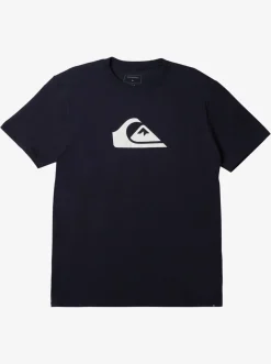 Quiksilver Comp Logo T-Shirt Navy Blazer Shop