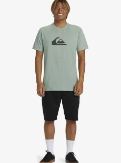 Quiksilver Comp Logo T-Shirt Iceberg Green Online