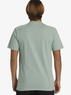 Quiksilver Comp Logo T-Shirt Iceberg Green Online