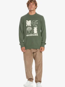 Quiksilver Cord Beach Cruiser Corduroy Pants Fossil Cheap