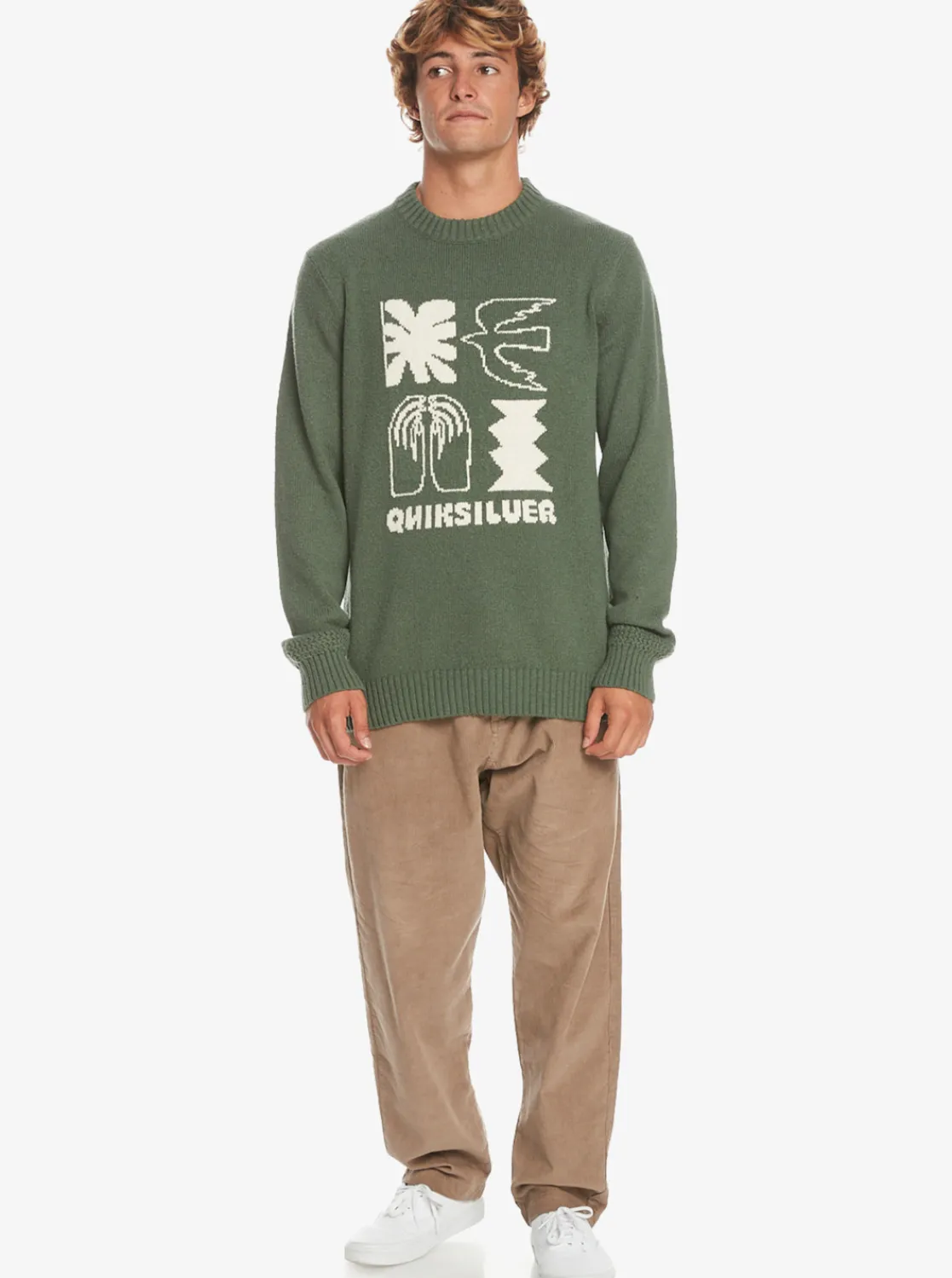 Quiksilver Cord Beach Cruiser Corduroy Pants Fossil Cheap