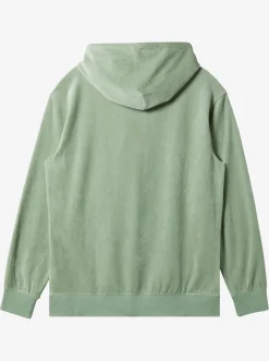 Quiksilver Cord Hoodie Iceberg Green New