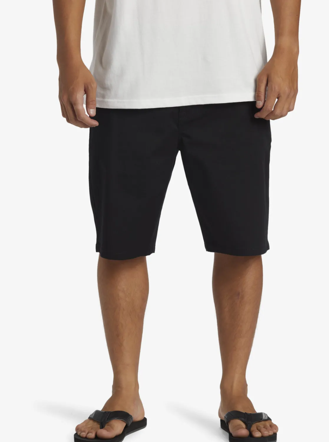 Quiksilver Crest Chino Chino 21" Shorts Black Shop