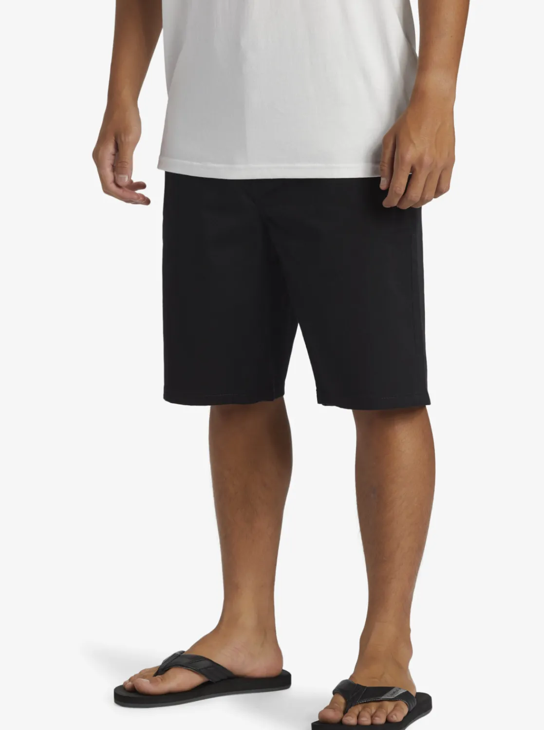 Quiksilver Crest Chino Chino 21" Shorts Black Shop