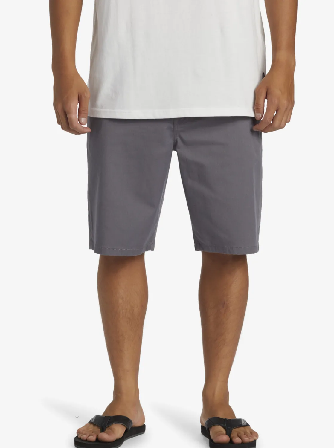 Quiksilver Crest Chino Chino 21" Shorts Quiet Shade New