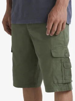 Quiksilver Crucial Battle Cargo Shorts For Men Four Leaf Clover Online