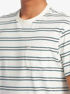 Quiksilver Cruiser Pocket Tee Knit Snow White Cruiser Pkt Tee Fashion