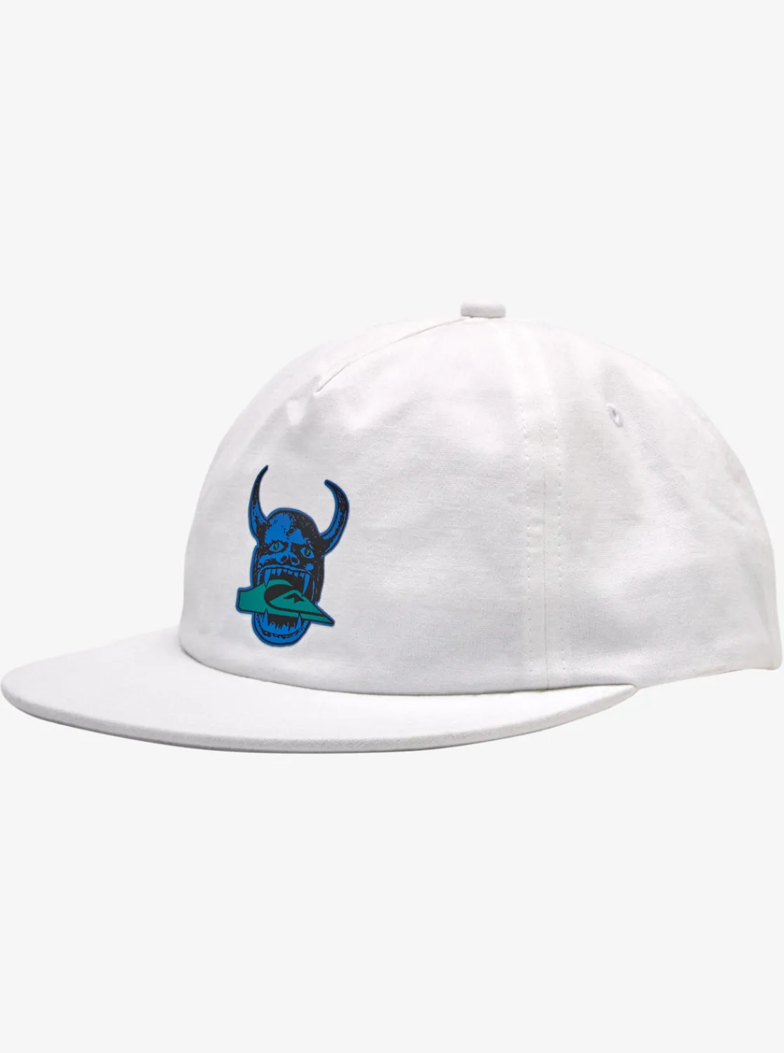 Quiksilver Diablo Of Fortune Snapback Hat White Outlet
