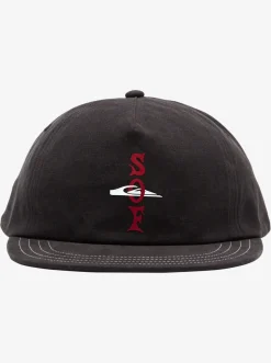 Quiksilver Diablo Of Fortune Snapback Hat Black Discount
