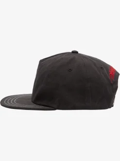 Quiksilver Diablo Of Fortune Snapback Hat Black Discount