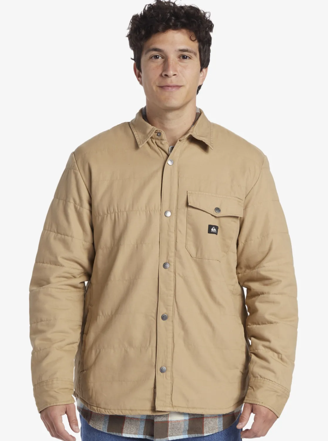 Quiksilver Downrail Upd Canvas Jacket Plage Flash Sale