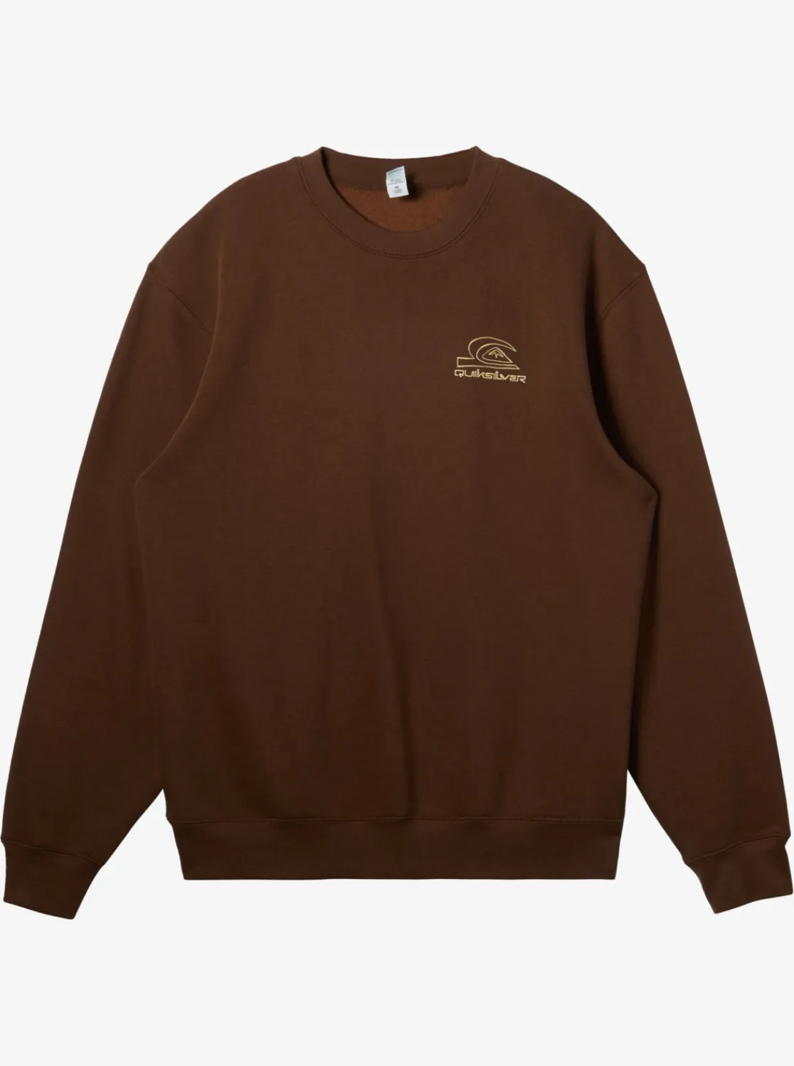 Quiksilver E Peace Out Crew Neck Sweatshirt Chestnut Best Sale