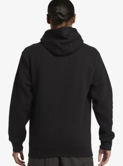 Quiksilver E Rockin Hoodie Pullover Sweatshirt Black Cheap