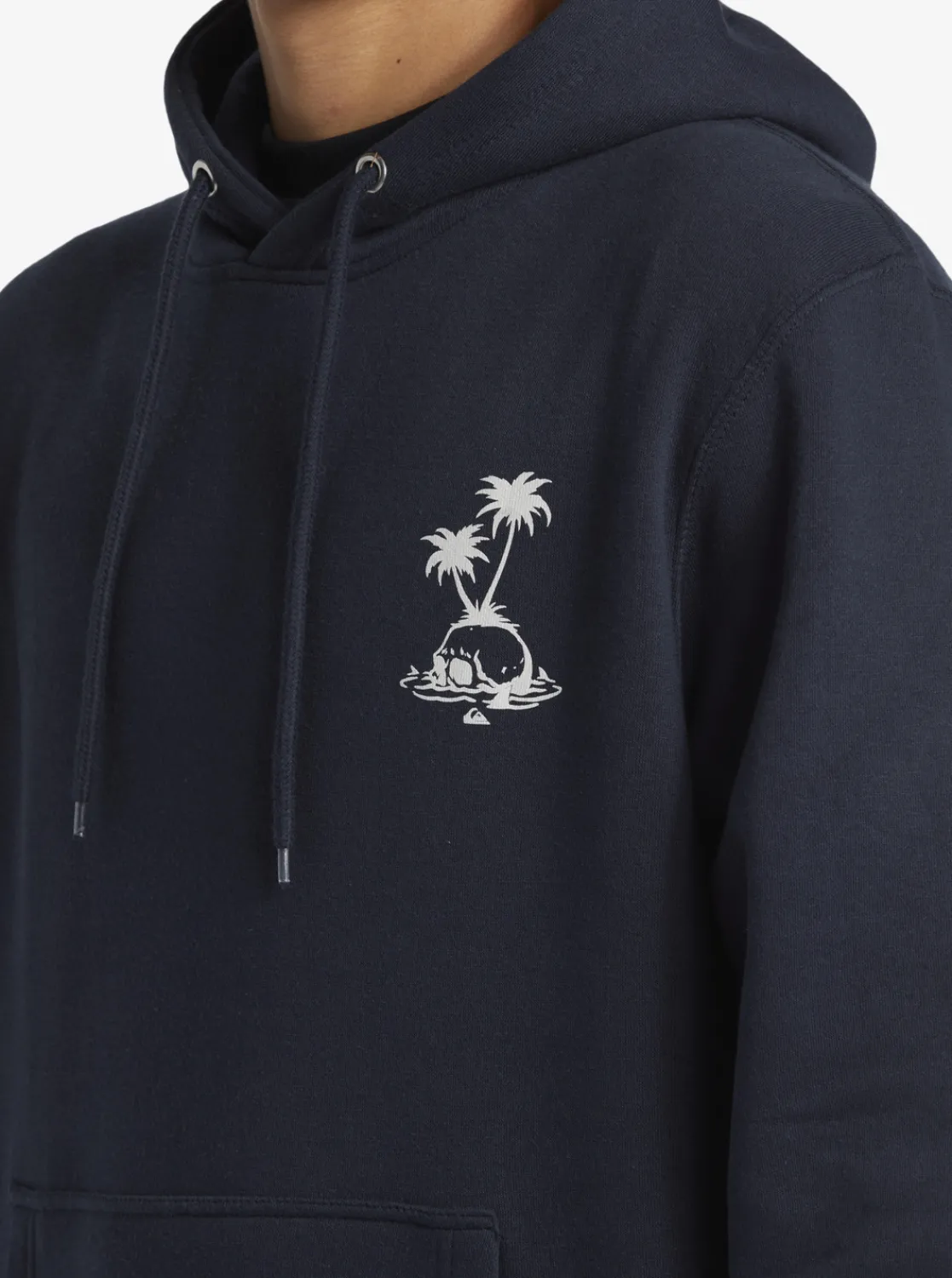 Quiksilver E Rockin Hoodie Pullover Sweatshirt Midnight Navy Cheap