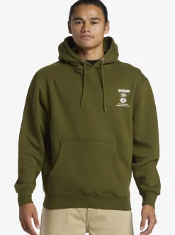 Quiksilver E Rockin Hoodie Pullover Sweatshirt Laurel Wreath Outlet