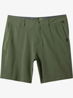 Quiksilver E Union Heather 18" Amphibian Boardshorts Thyme Cheap