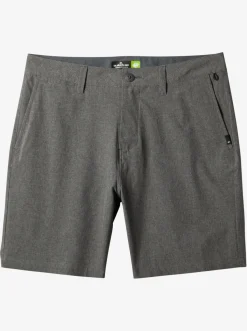 Quiksilver E Union Heather 18" Amphibian Boardshorts Black Cheap