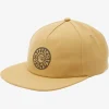 Quiksilver Earth Tripper Snapback Hat Mustard Shop