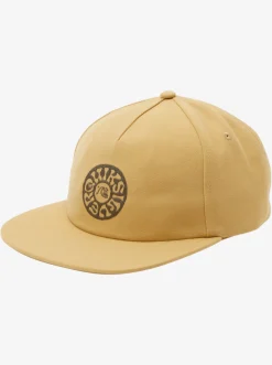 Quiksilver Earth Tripper Snapback Hat Mustard Shop