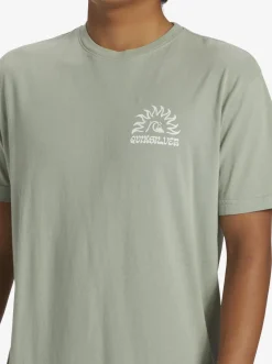 Quiksilver Earthy Type T-Shirt Iceberg Green Sale