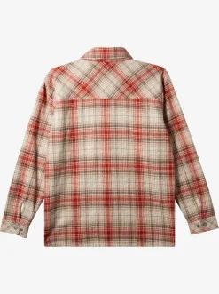 Quiksilver Epic Surf Days Fleece Overshirt Birch Surf Days Plaid New