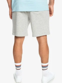 Quiksilver Essentials Sweat Shorts Light Grey Heather Clearance