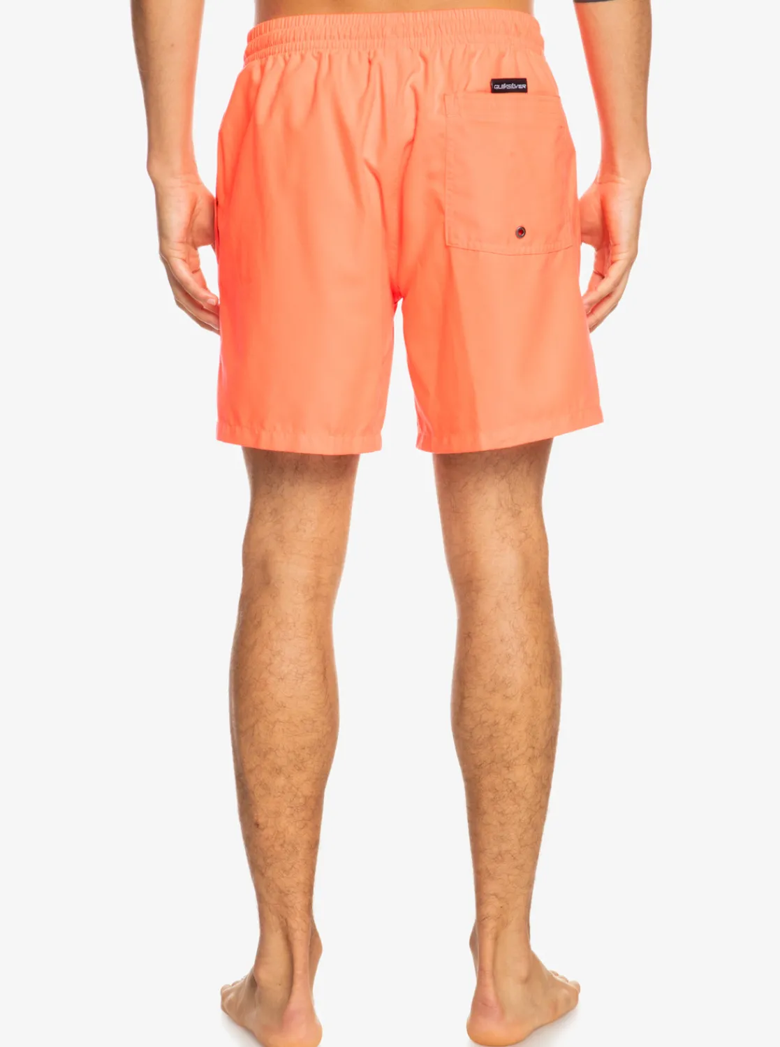 Quiksilver Everyday 17" Volleys For Young Men Fiery Coral Flash Sale