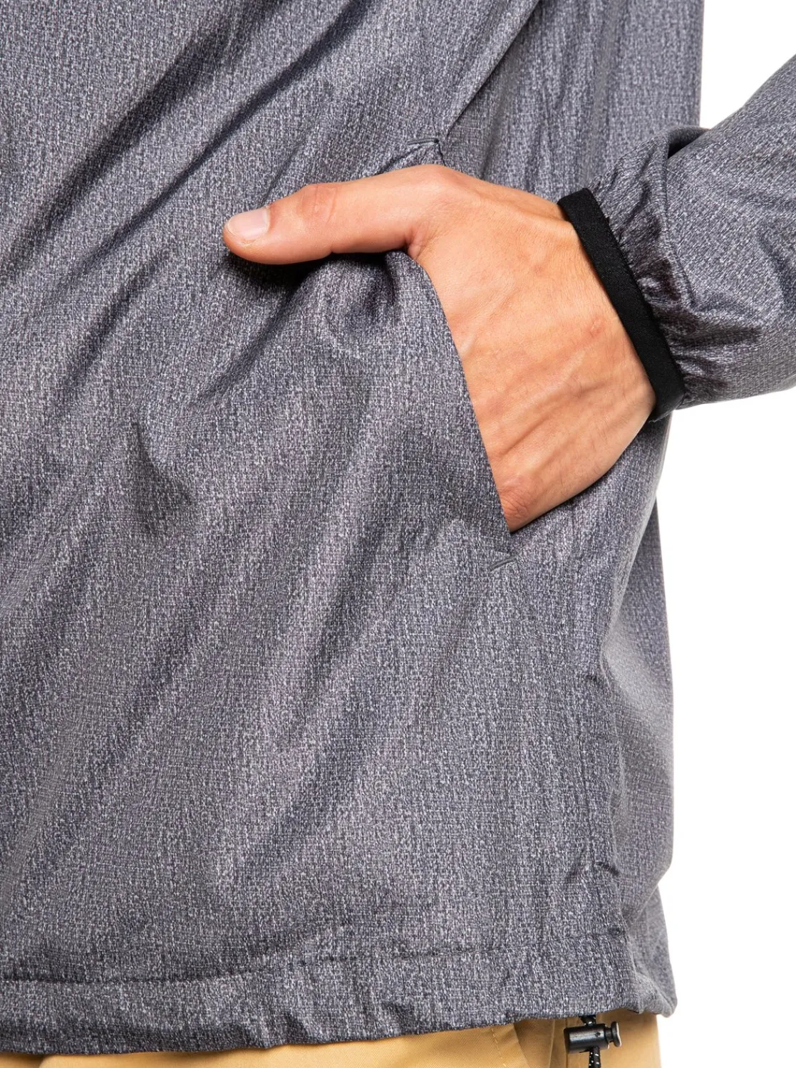 Quiksilver Everyday Windbreaker Jacket Dark Grey Heather Online