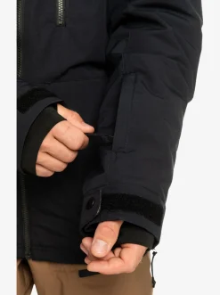 Quiksilver Fairbanks Technical Snow Jacket True Black Flash Sale
