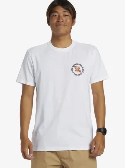 Quiksilver Fl Flag Days T-Shirt White New